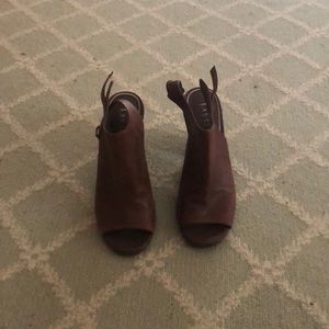 Ralph Lauren brown heels